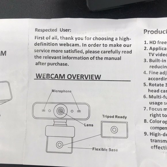 HD Webcam with microphone USB Connection - Picture 7 of 12